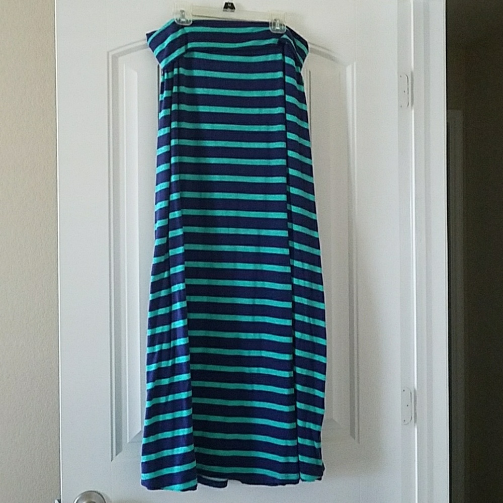 Striped Maxi Skirt